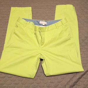 Banana Republic ankle pant. Light green. Size 8